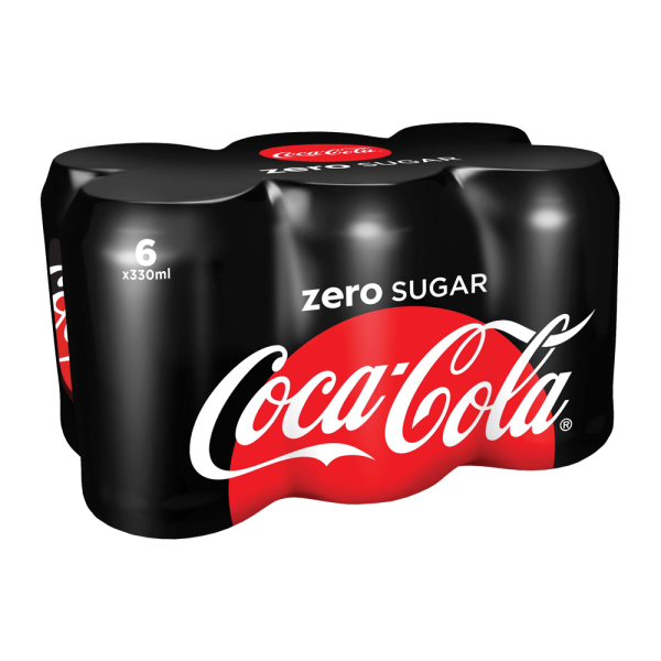 Coca-Cola Zero Sugar 6 Pack Cans