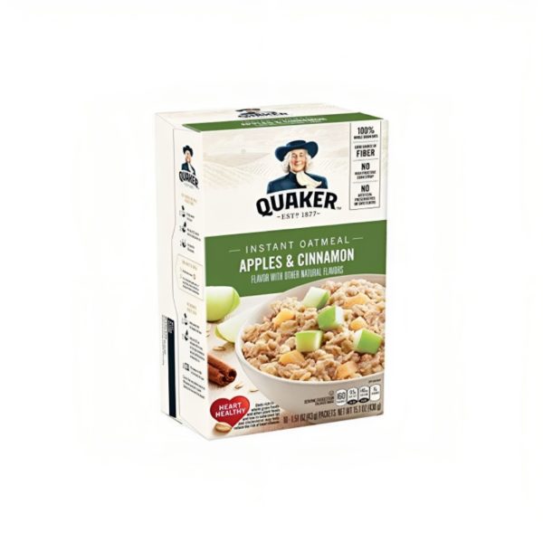 Quacker Instant Oatmeal Apples & Cinnamon