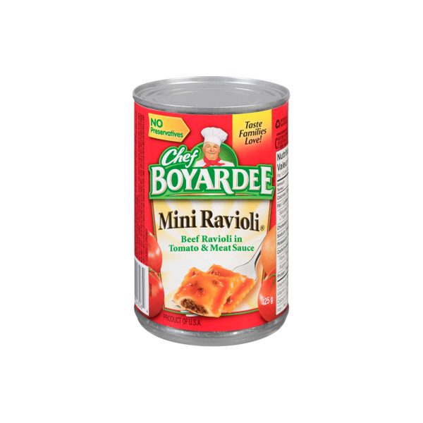 Chef Boyardee Mini Ravioli Beef