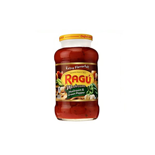 Ragu Mushroom And Green Pepper Chunky Garden Style Pasta Sauce