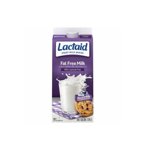 Lactaid Half Gallon-Fat Free