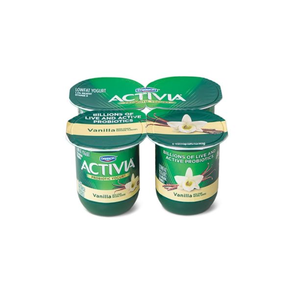 Dannon Activia 4 Pack-Vanilla Bean