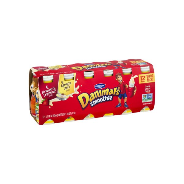 Danimals Strawberry & Banana Smoothie Yogurt Drink