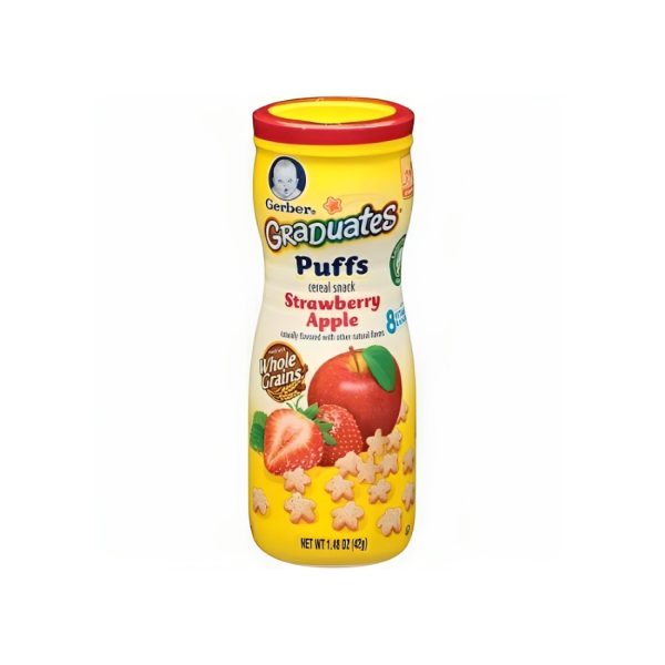 Gerber Graduates Strawberry Apple Puffs