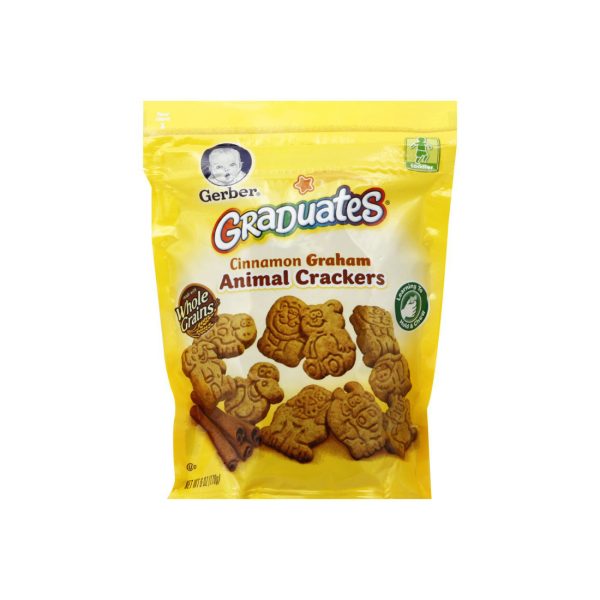 Gerber Graduates Cinnamon Graham Animal Crackers