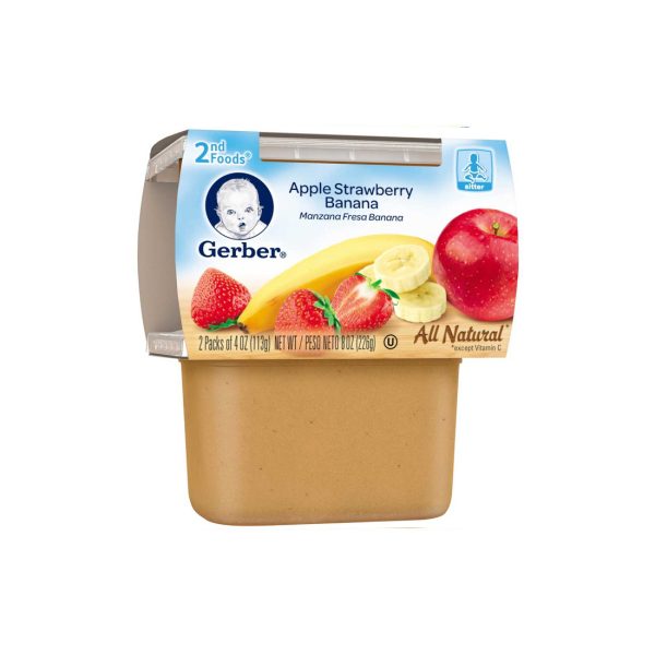 Gerber Dessert Apple Strawberry Banana