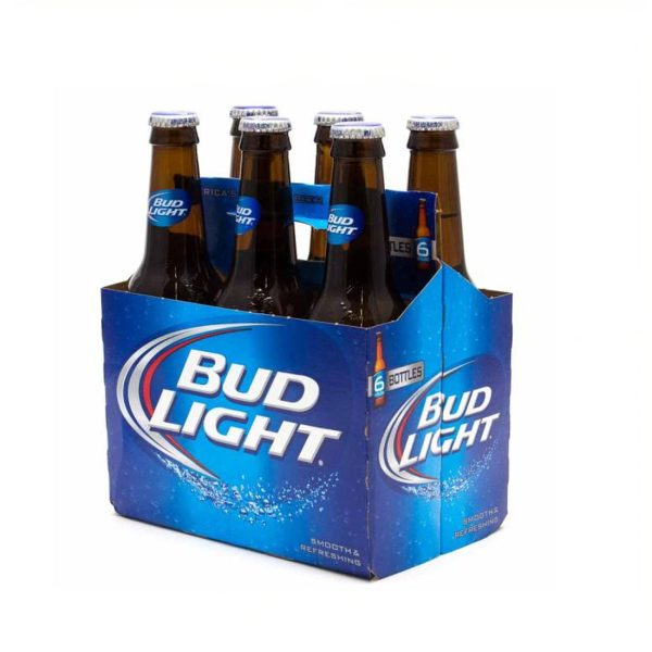 Bud Light Bottles 6 Pack